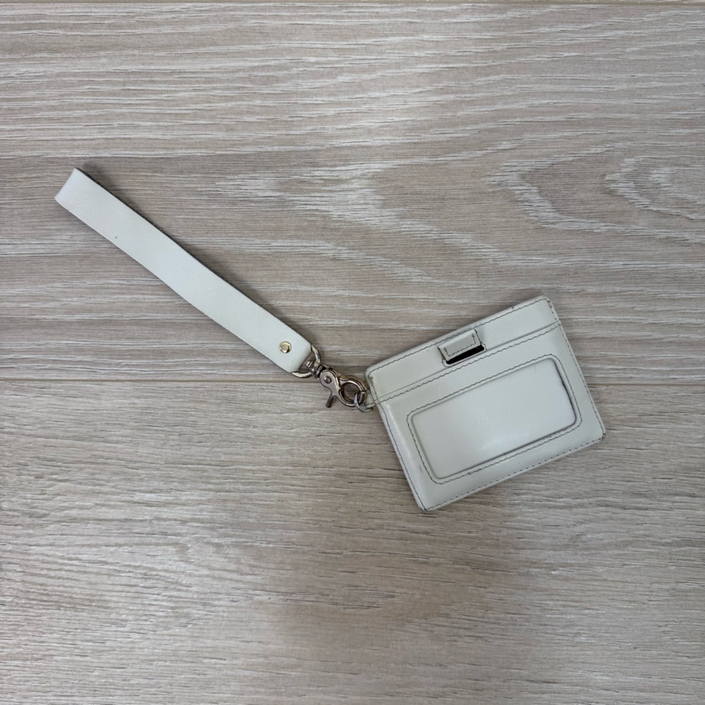 Andar Cream The Denner Slim Rfid Leather Wallet